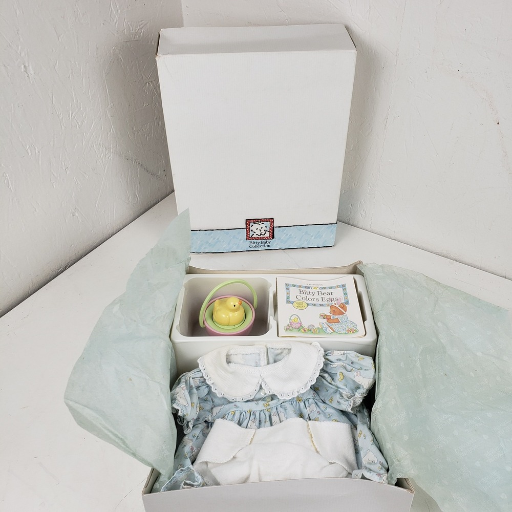 Pleasant Company American Girl Bitty Baby Easter Bunny Outfit Set Complete